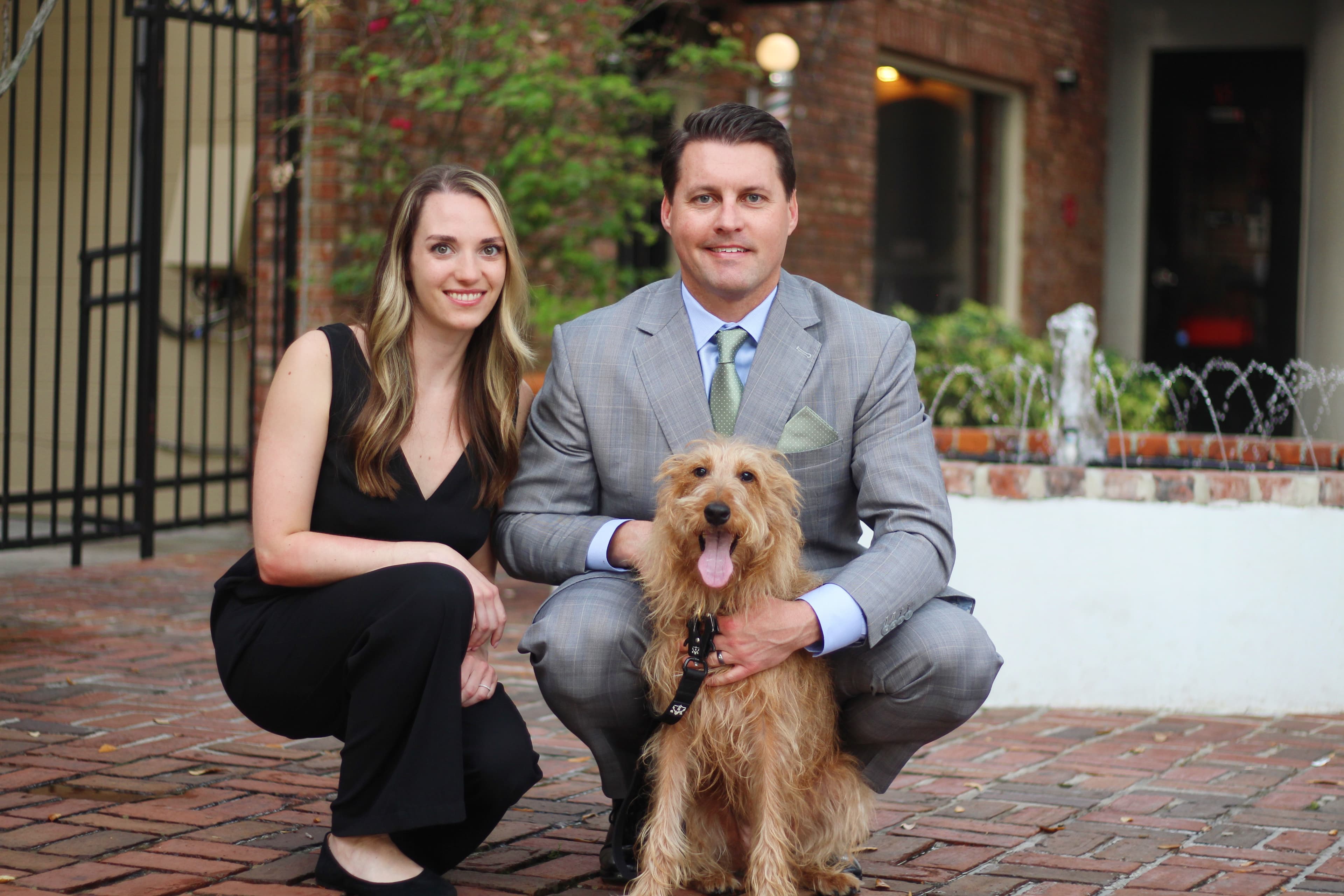 Reagan, an Irish Terrier and PRKR LAW's Chief Morale Officer